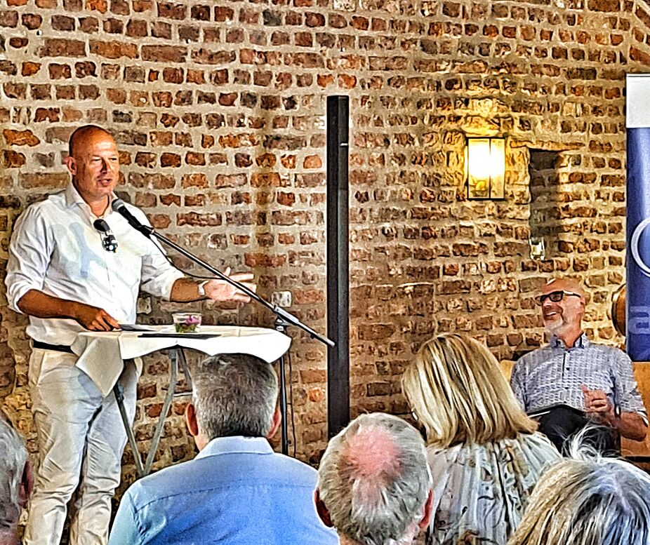 25 Jahr Feier des ADFC Rhein - Erft Landrat Frank Rock Frank Rock bei der 25 Jahr Feier des ADFC Rhein-Erft