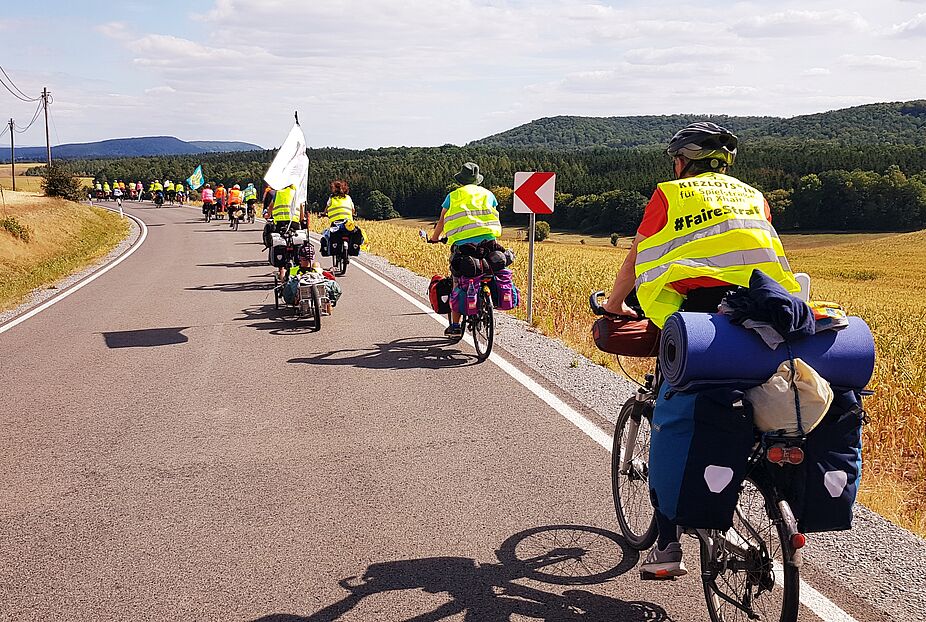 TOUR DE VERKEHRSWENDE 2022 in Aktion TOUR DE VERKEHRSWENDE 2022 in Aktion