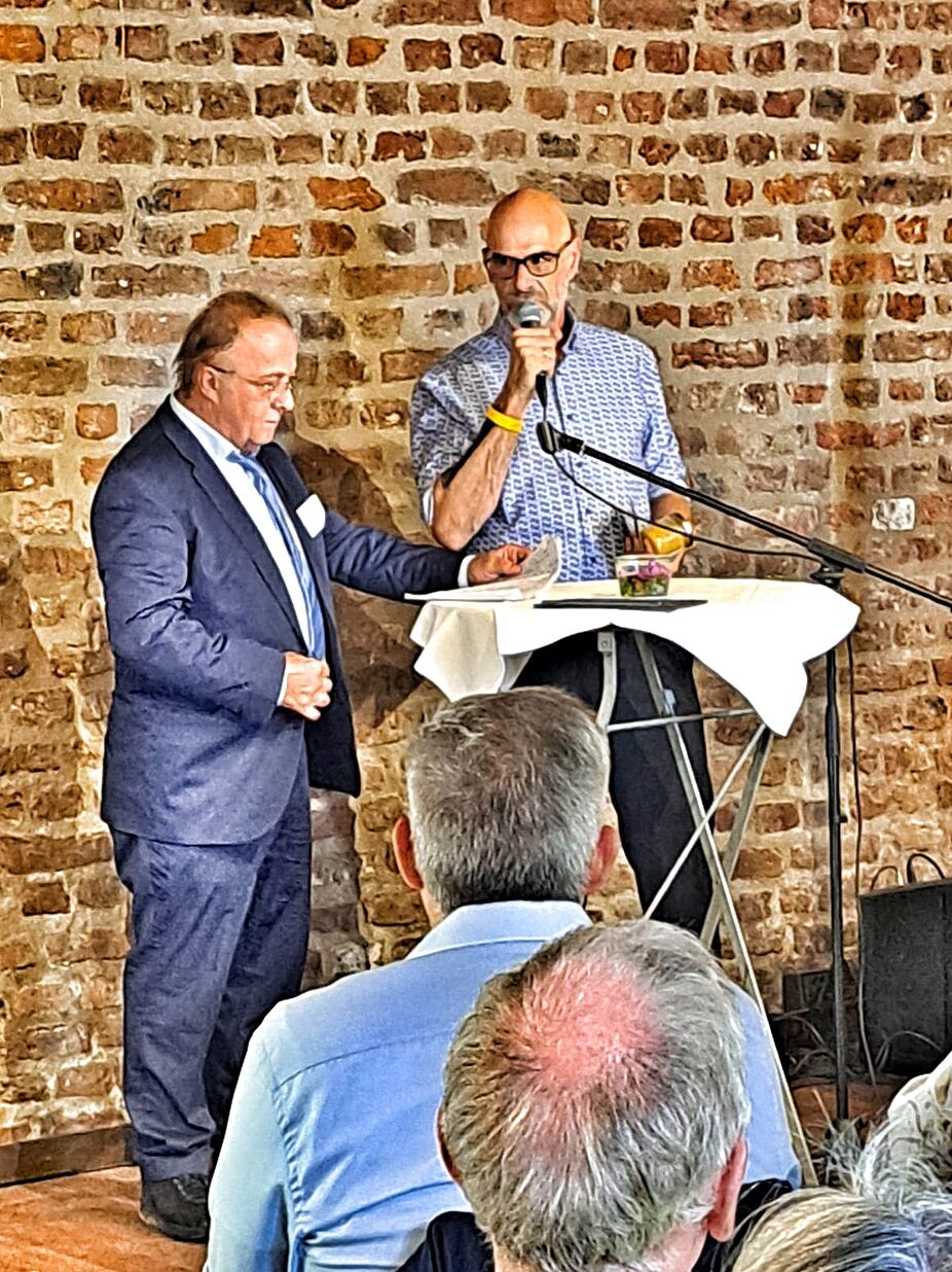 Mirko Musler und Axel Fell bei der 25 Jahr Feier des ADFC Rhein-Erft Mirko Musler und Axel Fell bei der 25 Jahr Feier des ADFC Rhein-Erft