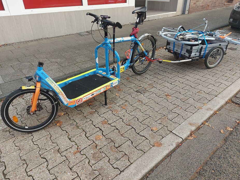 Transport des Geisterrades Transport des Geisterrades für Pulheim Brauweiler